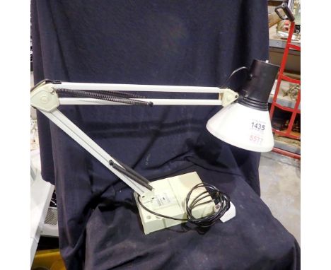 Micromark angle poise desk lamp with detachable base. All electrical items in this lot have been PAT tested for safety and ha