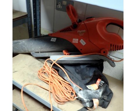 Flymo scirocco 3000w garden vac/blower. All electrical items in this lot have been PAT tested for safety and have passed. Thi