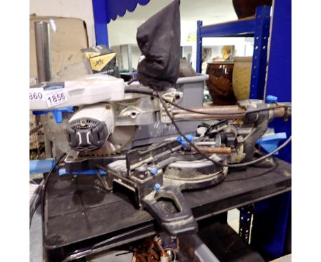 McAllister cross cut circular saw. All electrical items in this lot have been PAT tested for safety and have passed. This doe