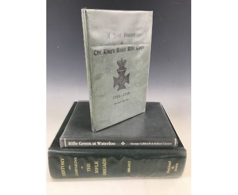 Hutton, A Brief History of the King's Royal Rifle Corps, 1755 to 1915, 1925, Cadwell and Cooper, Rifle Green at Waterloo, 199