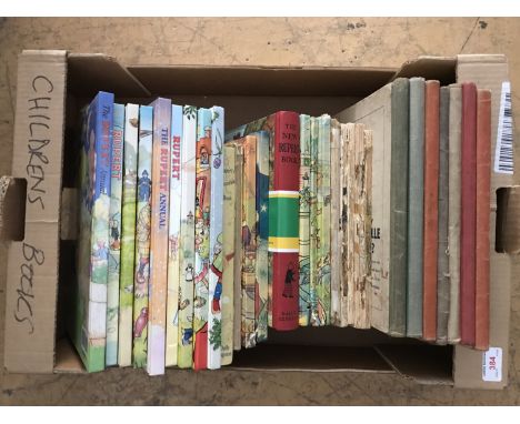 A quantity of vintage Rupert the Bear and other annuals