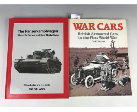 Fletcher, War Cars, British Armoured Cars in the First World War, 1987; with Chamberlain and Doyle, The Panzerkampfwagen III 