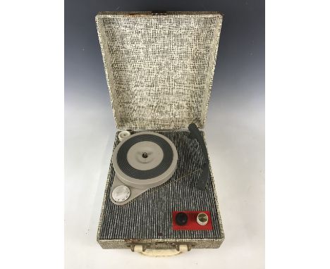 A vintage Civic portable record player