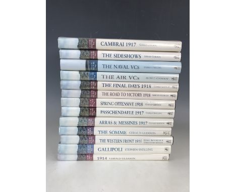 Gliddon, VC's of the First World War, thirteen volumes, circa 2004