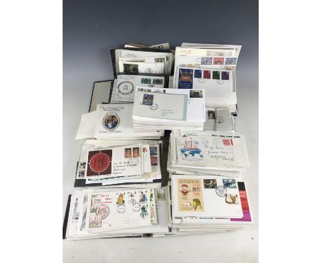A large quantity of GB First Day covers including the Queen's Silver Jubilee Tour of Great Britain 1977 etc