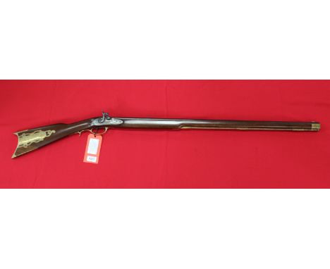 A muzzle loading Kentucky style percussion shotgun of 0.45" cal by Armi, S/No.A44647, this item can only be purchased by some