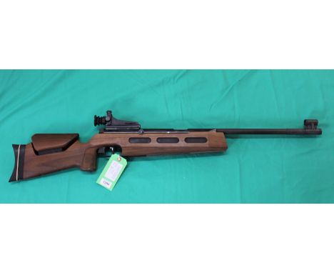 An 'original' model 75 air rifle in .177 cal complete with target sights and in overall excellent cosmetic condition, S/No.02