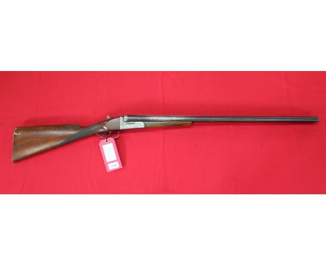 A 12 bore Spanish Pioneer S-B-S shotgun, S/No.22033, this item can only be purchased by someone with a current valid shotgun 