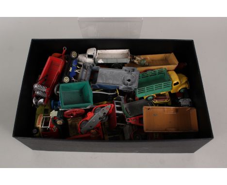Various die cast models, Dinky, Corgi etc (two boxes)