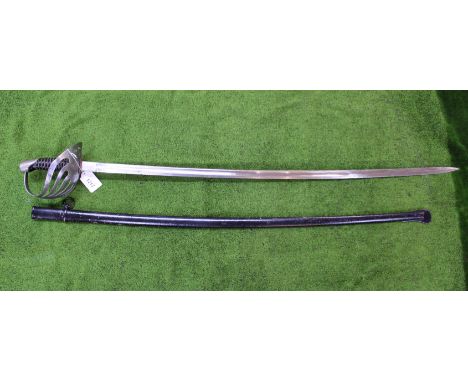 A German produced (Alex Coppel) sword with scabbard, model unknown