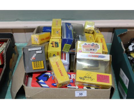 Various mainly boxed models including Corgi and boxed Dinky re-issues