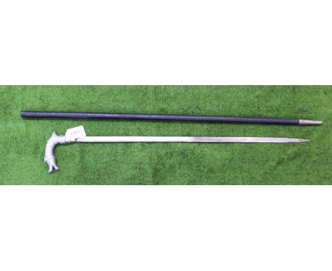 An Anglo Indian sword stick
