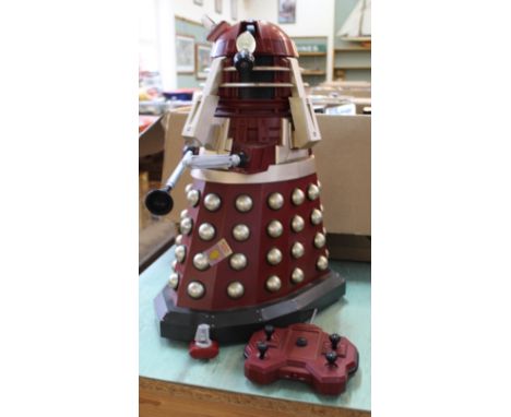 A large Dr Who radio controlled Dalek, height 20"