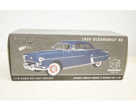 American muscle authentic's Oldsmobile 1950's scale model boxed