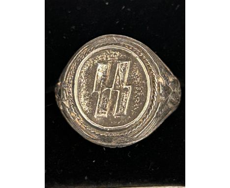 Silver German ring