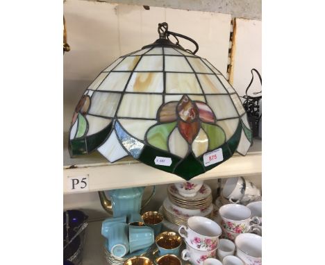 LEADED GLASS LIGHT SHADE      P5