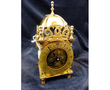 Smiths 8 day brass lantern clock