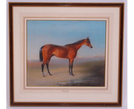 Edward Robert Smythe (1810-1899), Chestnut horse, pastel, signed lower right, 29 x 34cm.