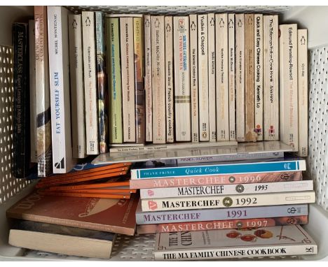 BOOKS: PENGUIN COOKERY BOOKS (and others). Some vintage: Elizabeth David, Jane Grigson, Ken Lo etc. c. 40. 