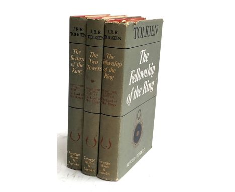 TOLKIEN, J.R.R., 'The Lord of the Rings', in three vols. 1968, 2nd revised ed. etc. In close to VG/VG condition (in jackets).
