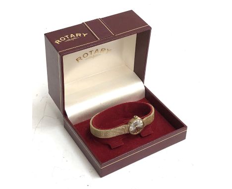 A ladies 9ct gold Rotary wrist watch, 20.5g 