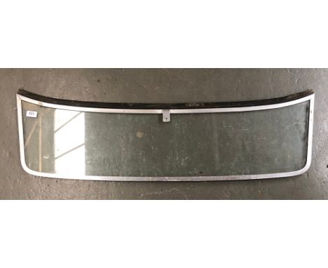 A windscreen for a vintage Morgan sportscar, 110cmW 
