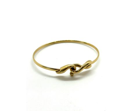 Ladies 14ct gold bangle total weight 4grams