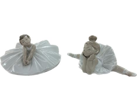 Two ballerina Nao figurines