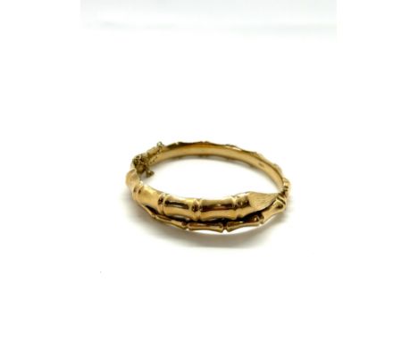 9ct gold bangle total weight 15 grams