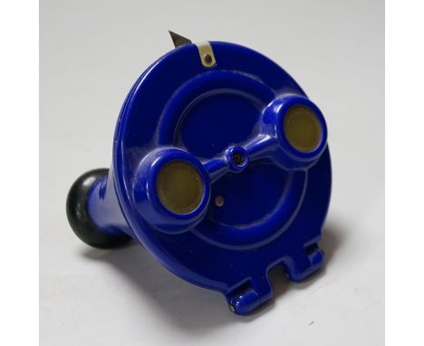 A rare View-Master Model B marine blue viewer, boxed