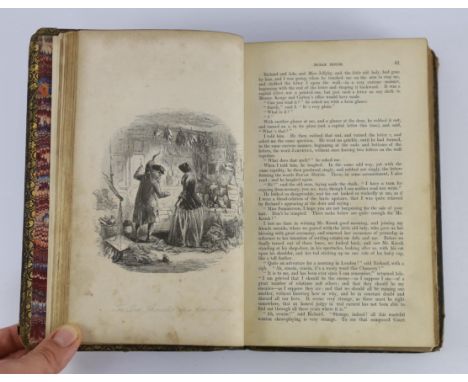 ° ° Dickens, Charles - Bleak House. First Edition, pictorial engraved and printed titles, frontis and 38 plates (by Hablot Br