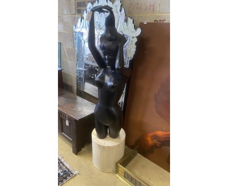 A 1960's composition female mannequin, height 163cm