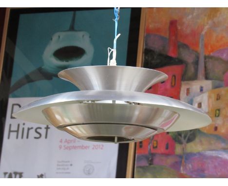 A aluminium ceiling light 
