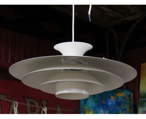 A Danish five tier hanging light after Louis Polson 