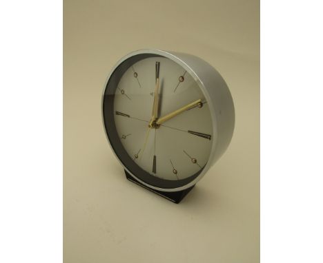 A round Metamec mantle clock 