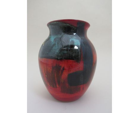 A Poole "Living Glaze" urn form vase, 23cm high 