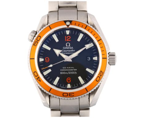 OMEGA - a stainless steel Seamaster Professional Planet Ocean automatic bracelet watch, ref. 2209.50.00, circa 2017, grey dia