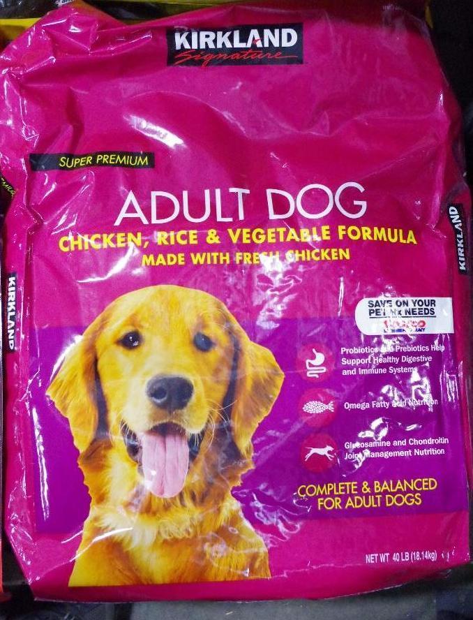 KIRKLAND SUPER PREMIUM 40lbs. Adult Dog Food Bag