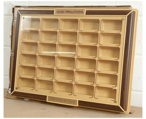 Matchbox Models of Yesteryear "The Collection" wall mounted plastic display cabinet to display models from Y1 through to Y30 