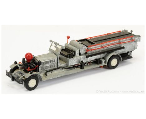 Matchbox Models of Yesteryear "Fire Engine Series" YSFE01 1930 Ahrens Fox Fire Engine Pre-production trial model - bare metal