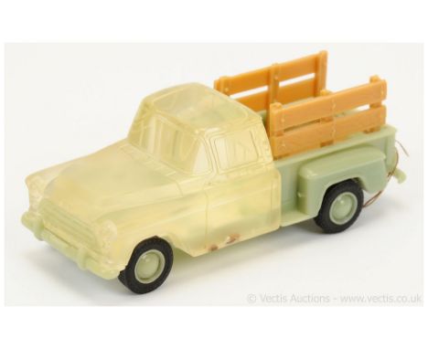 Matchbox Models of Yesteryear YRS05 1957 Chevrolet 3100 Pick-up Truck - pre-production trial model - resin translucent cab, p
