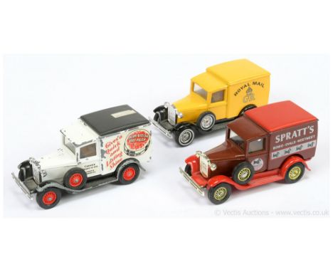 Matchbox Models of Yesteryear Y22 1930 Ford Model A Van colour trial group (1) "Royal Mail" - yellow body and van roof with d