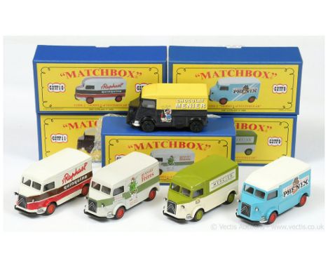 Matchbox Models of Yesteryear Code 2 issues 1947 Citroen H Van group of models based on the trials 2nd series "Taste of Franc