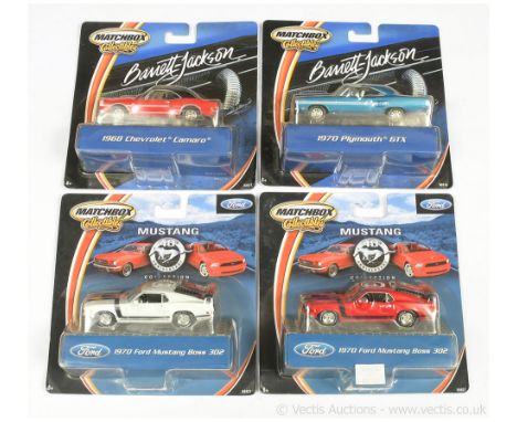 Matchbox Collectables Muscle Car Collection (1) B6921 1970 Ford Mustang Boss 302 (40th Anniversary of Mustang) - red with bla