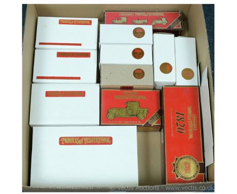 Matchbox Models of Yesteryear a group of Limited Edition models to include YS16 1929 Scammell 100-ton Truck / Trailer with GE