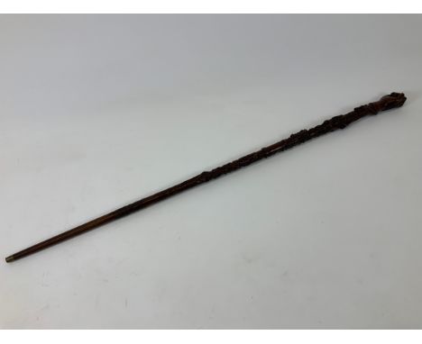 Victorian Carved Walking Stick 