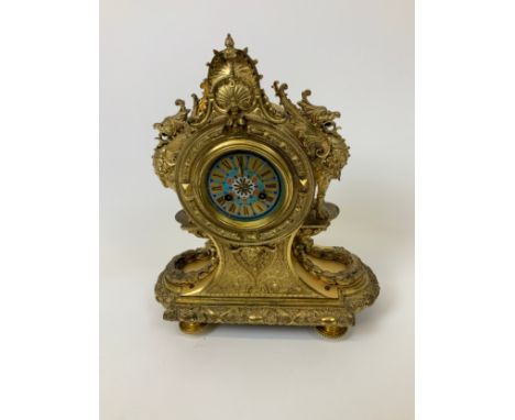 Gilt French Mantle Clock 