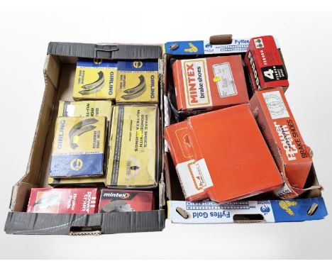 A group of vintage boxed car parts including Ferodo, as illustrated. (2 boxes)