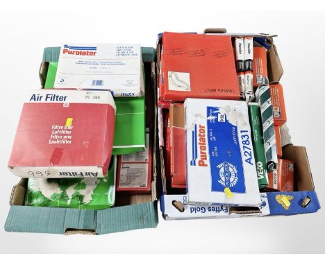 A group of vintage boxed car parts including Ferodo, as illustrated. (2 boxes)