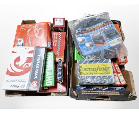 A group of vintage boxed car parts including Ferodo, as illustrated. (2 boxes)
